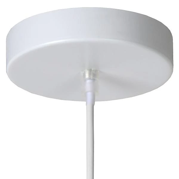 Lucide GALLA - Hanglamp - Ø 25 cm - 1xE27 - Wit - detail 1